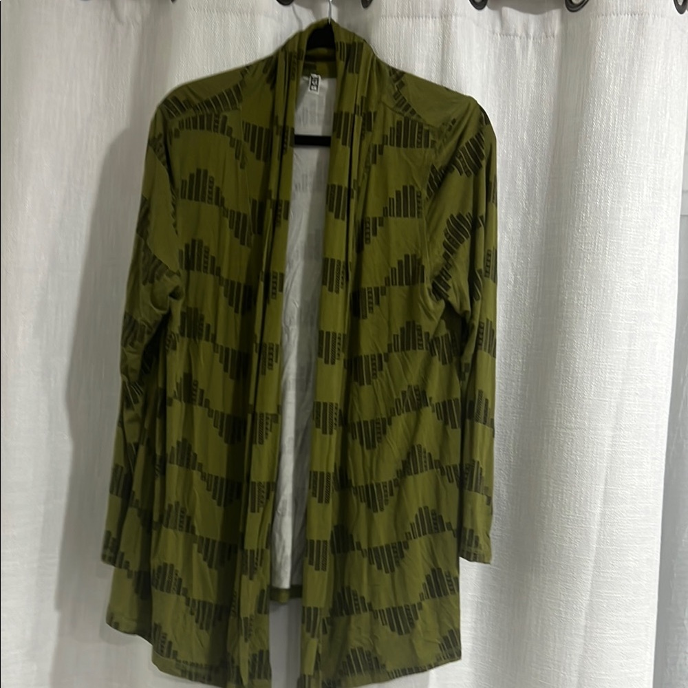 Hawaii's Finest Olive and Black Women's Cardigan